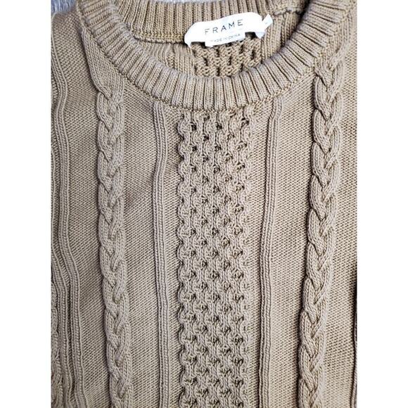 Frame Cableknit Fitted Sweater Size Large - Picture 3 of 6